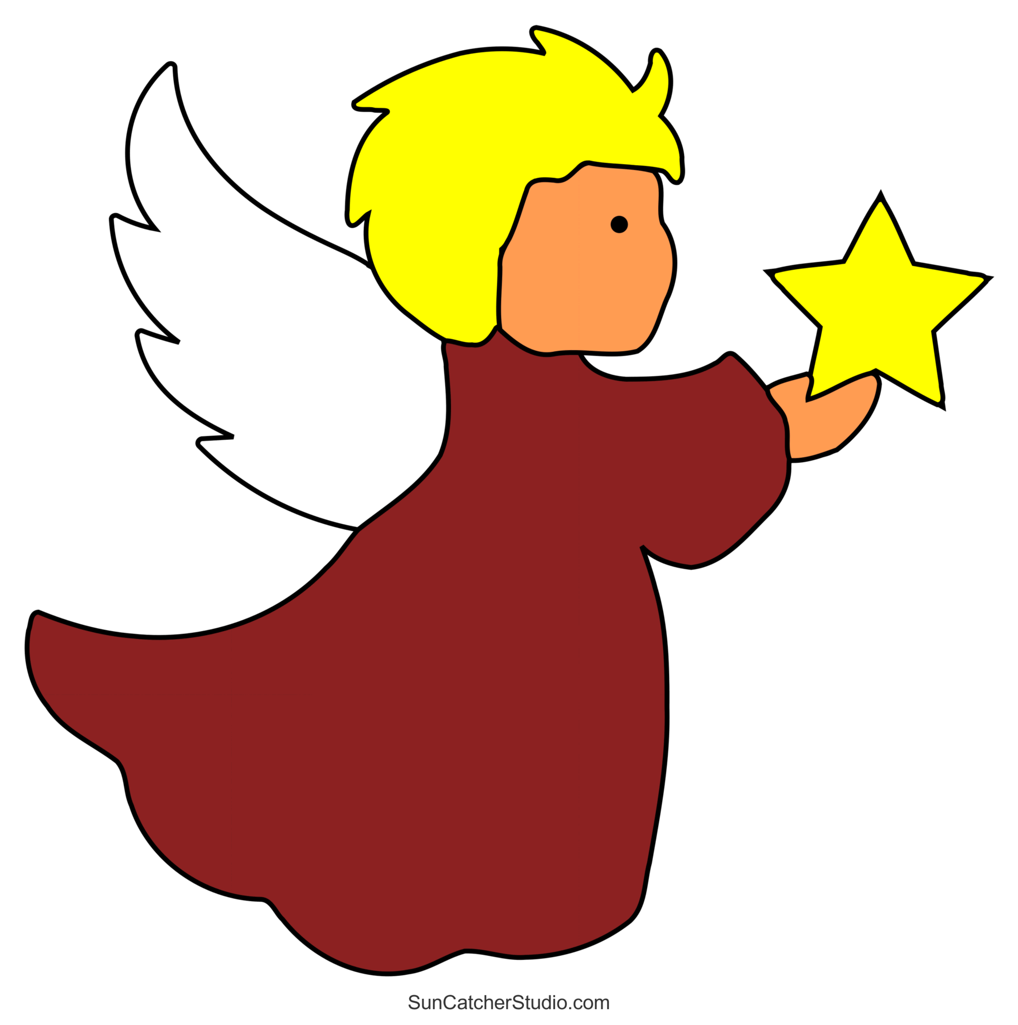 angel templates and stencils (free printable patterns) – free